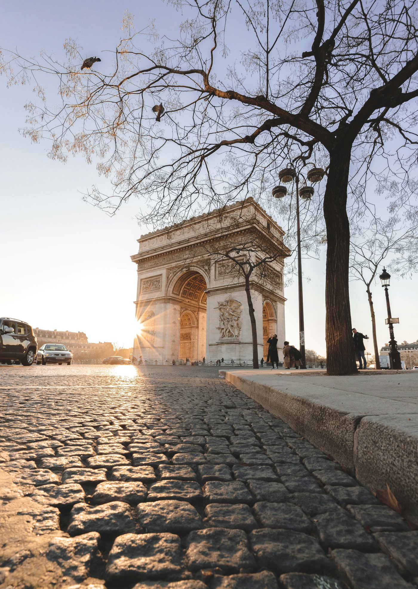 Arc de Triomphe, Paris, lever du jour